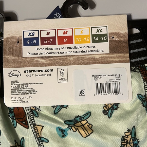 Disney StarWars Boxers/Briefs (Size 4/5)                        3Pks/12pr Total - Picture 7 of 7